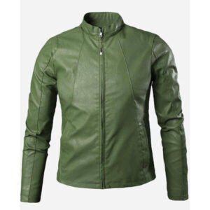 Green Leather jacket