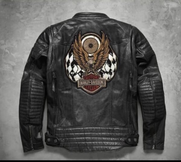 Motor Leather Jacket - Image 2