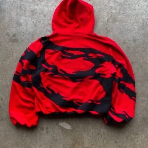 Red Graphic Hoodie